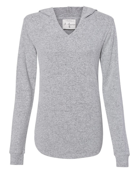 J. America Women's Cozy Jersey Hooded Pullover J. America