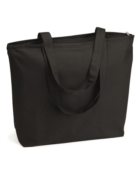 Q-Tees 25L Zippered Tote Q-Tees