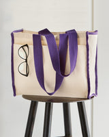 Q-Tees 14L Tote with Contrast-Color Handles Q-Tees