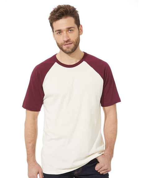 Next Level Men's Fine Jersey Short Sleeve Raglan Tee Next Level Apparel
