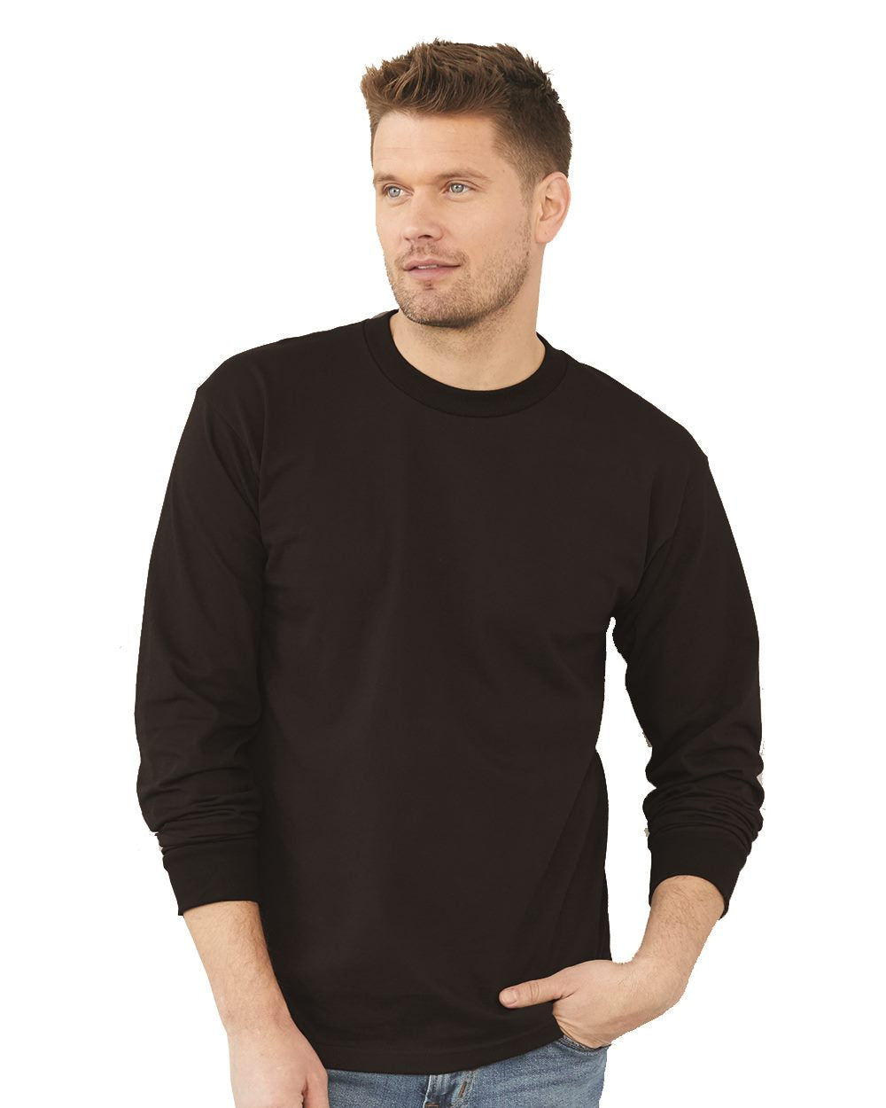 Bayside Men's USA-Made Long Sleeve T-Shirt Bayside