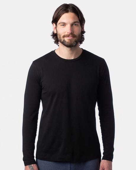 Alternative Men's Cotton Jersey Long Sleeve Go-To Tee Alternative