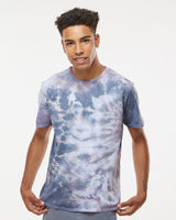 Dyenomite Men's LaMer Over-Dyed Crinkle Tie Dye T-Shirt Dyenomite