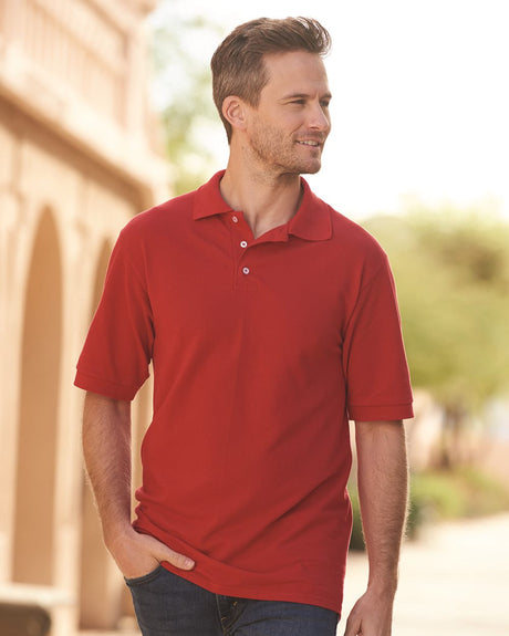 Jerzees Men's 100% Ringspun Cotton Piqué Polo JERZEES