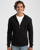 Tultex Unisex Beach Full-Zip Hooded Long Sleeve T-Shirt Tultex