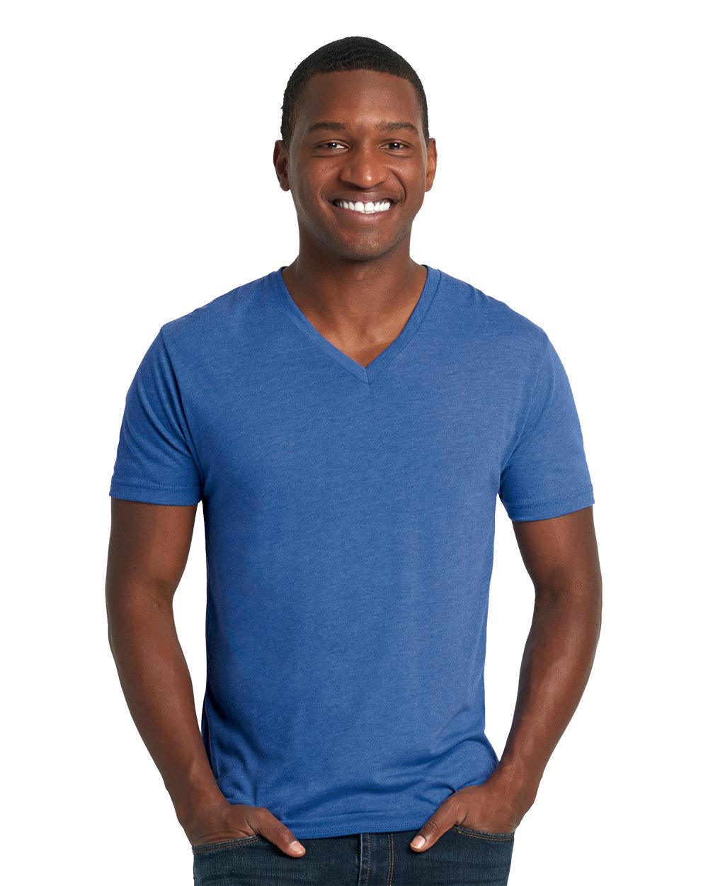 Next Level Triblend Short Sleeve V Next Level Apparel