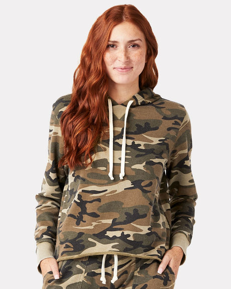 Alternative Women's Day Off Mineral Wash French Terry Hooded Sweatshirt Alternative