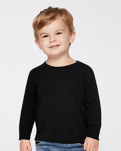 Rabbit Skins Toddler's Long Sleeve Cotton Jersey Tee