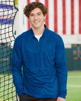 Badger Men's Tonal Blend Quarter-Zip Pullover Badger