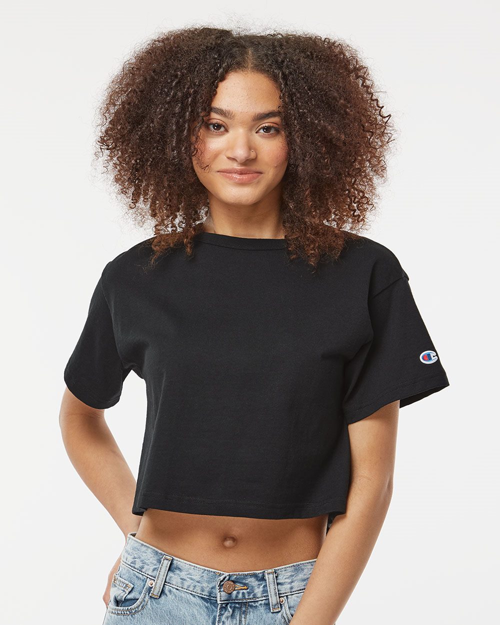 Champion Women's Heritage Jersey Crop T-Shirt Champion