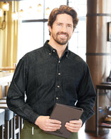 Sierra Pacific Men's Long Sleeve Denim Shirt Sierra Pacific