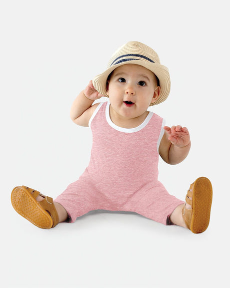 Rabbit Skins Infant Harborside M'elange Tank Romper Rabbit Skins