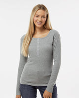 Boxercraft Women's Harper Long Sleeve Henley Boxercraft