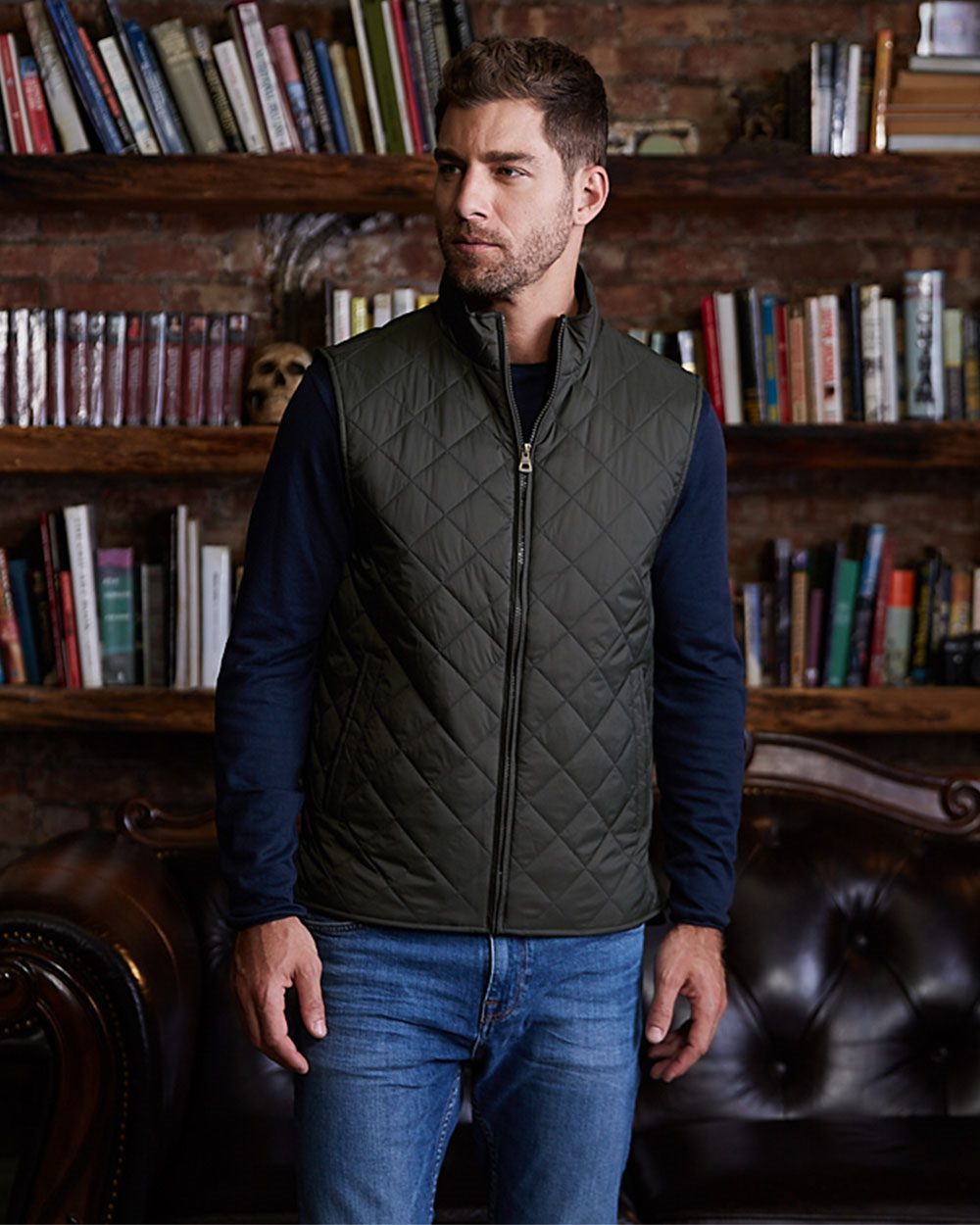 Weatherproof Men's Vintage Diamond Quilted Vest Weatherproof