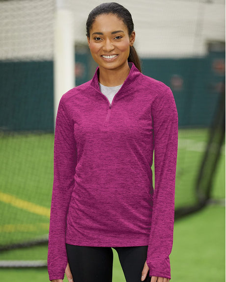 Badger Women's Tonal Blend Quarter-Zip Pullover Badger