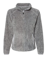 J. America Women's Boundary Shag Frosty Sherpa Full-Zip J. America