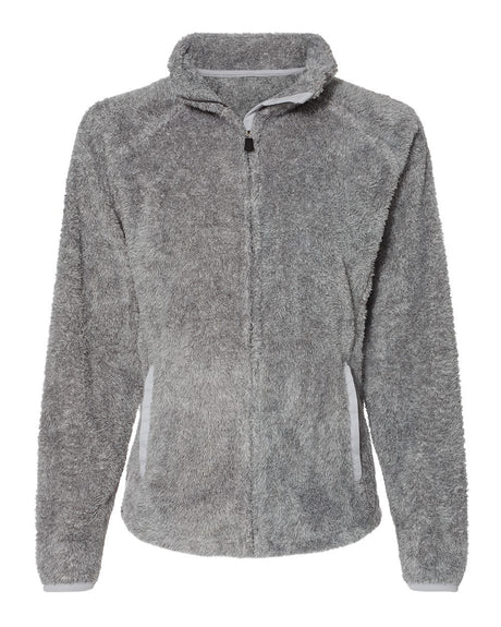 J. America Women's Boundary Shag Frosty Sherpa Full-Zip J. America