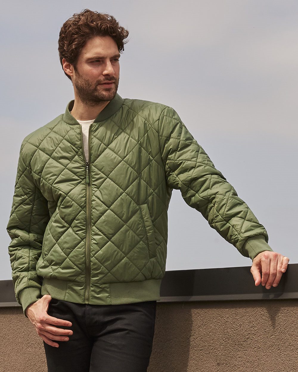 Weatherproof Men's HeatLast Quilted Packable Bomber Weatherproof