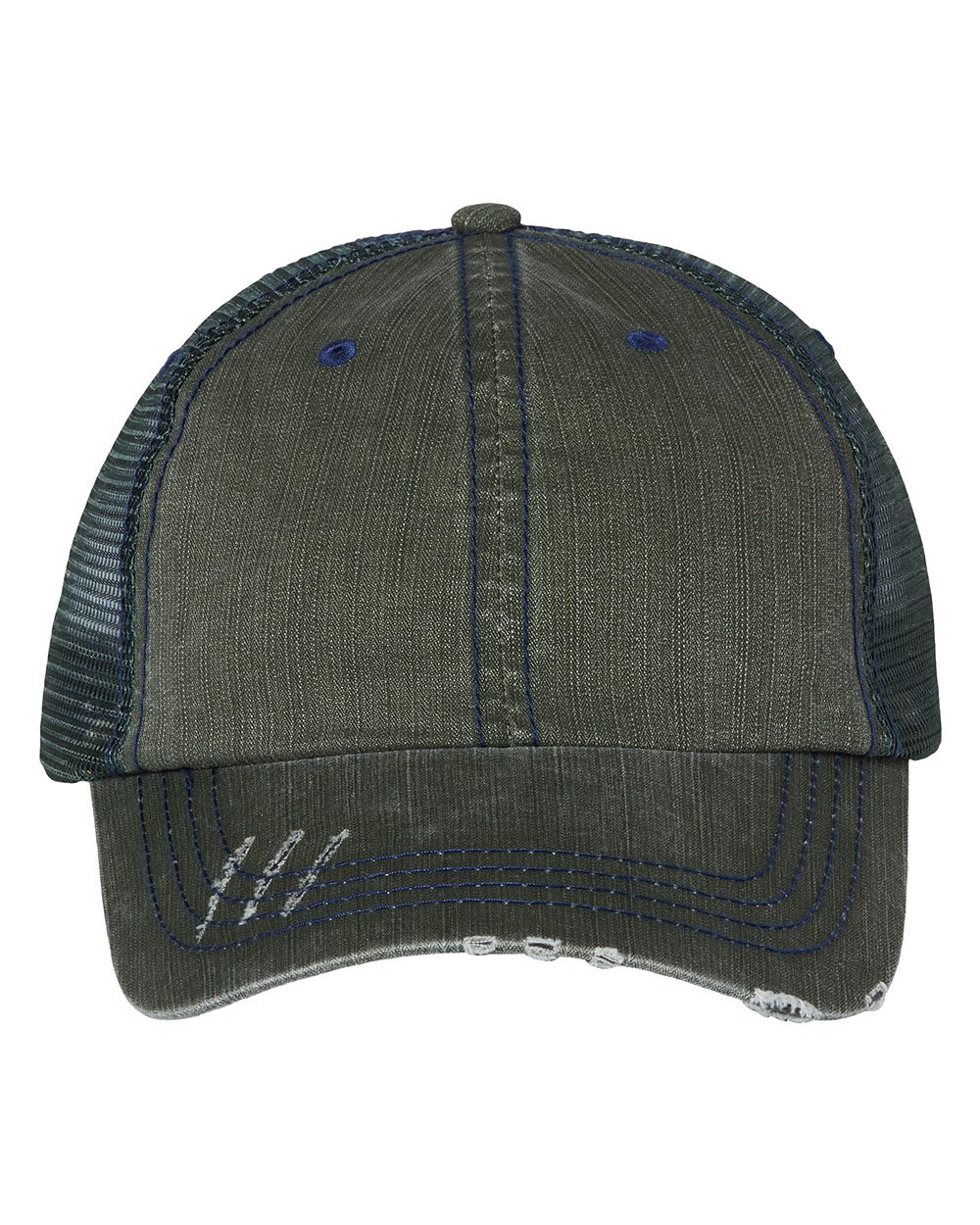 Mega Cap Herringbone Trucker Cap Mega Cap