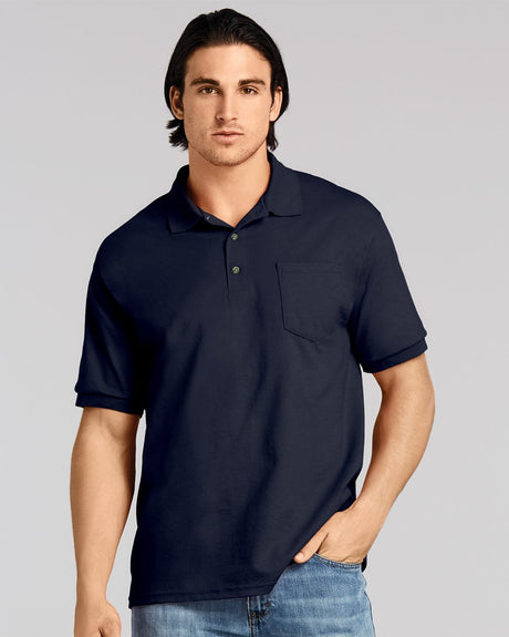 Gildan Men's DryBlend Jersey Pocket Polo Gildan
