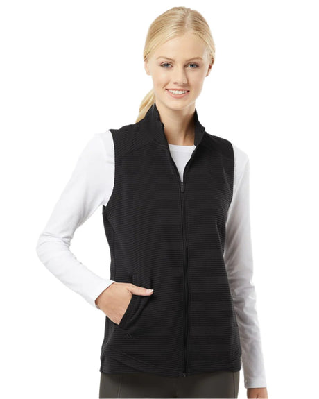 Adidas Women's Textured Full-Zip Vest Adidas