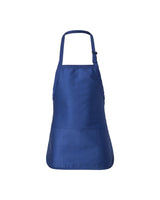 Q-Tees Full-Length Apron with Pouch Pocket Unisex Accessories Aprons