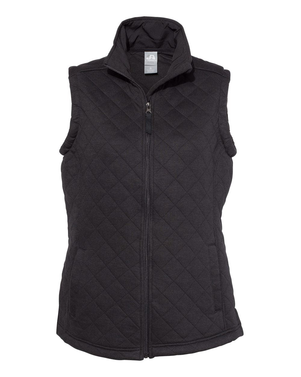 J. America Women's Quilted Full-Zip Vest J. America