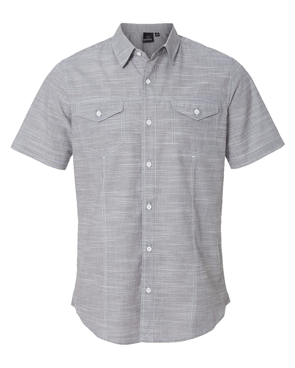 Burnside Textured Solid Short Sleeve Shirt Burnside