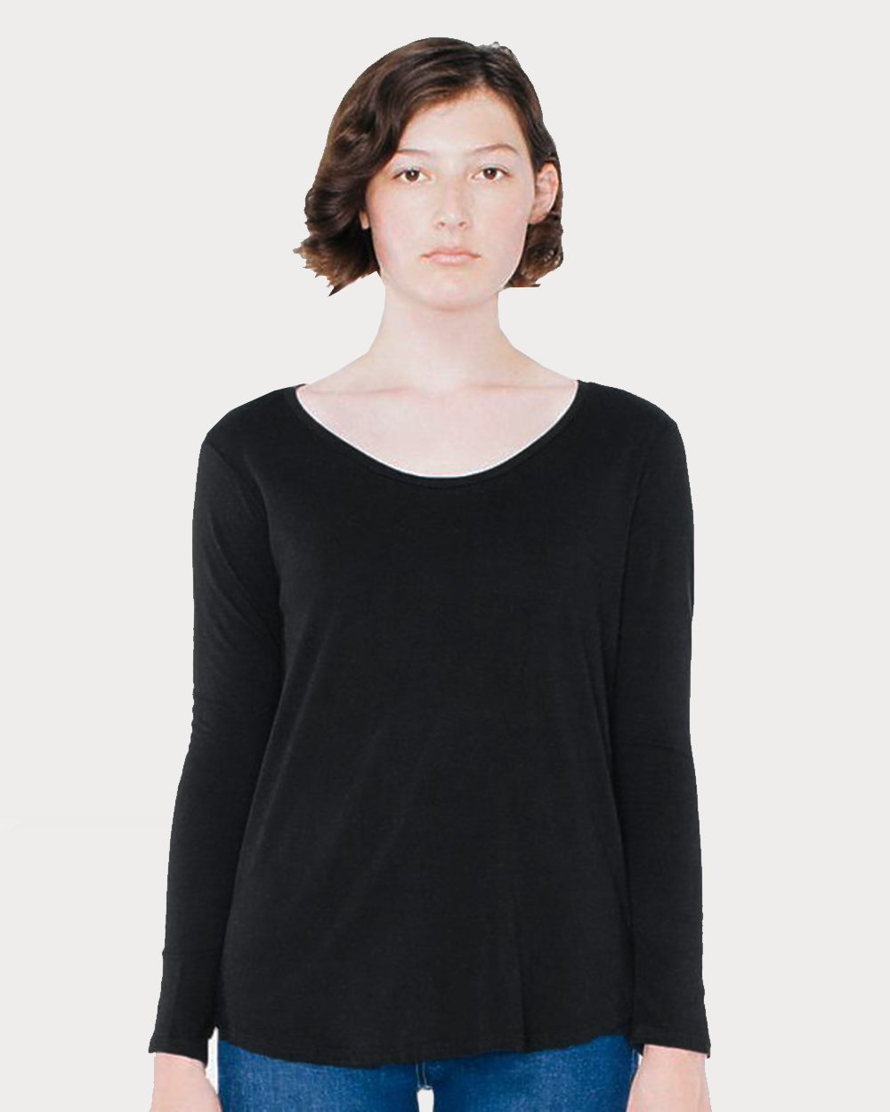 American Apparel Women's Ultra Wash Long Sleeve Tee American Apparel