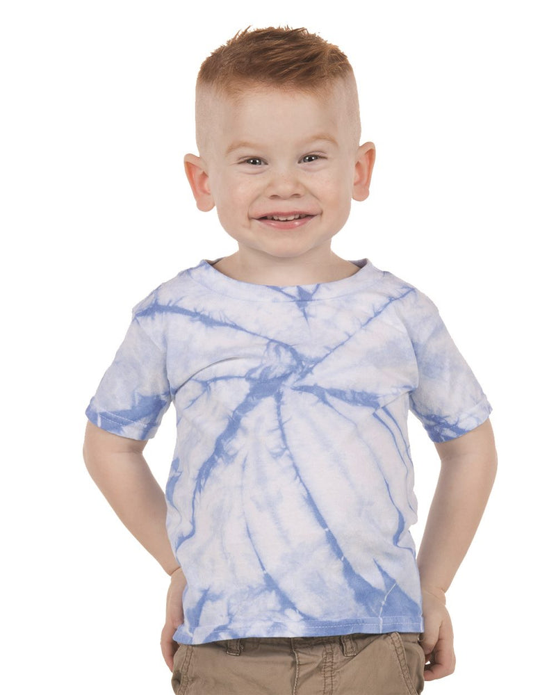 Dyenomite Toddler Cyclone Tie Dye T-Shirt