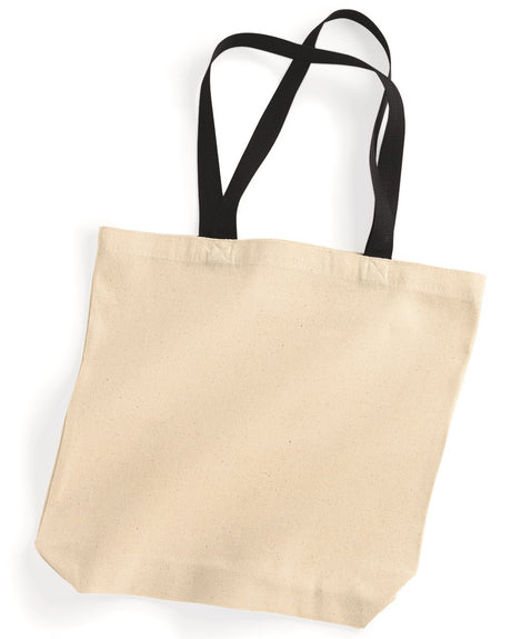 Liberty Bags Natural Tote with Contrast-Color Handles Liberty Bags