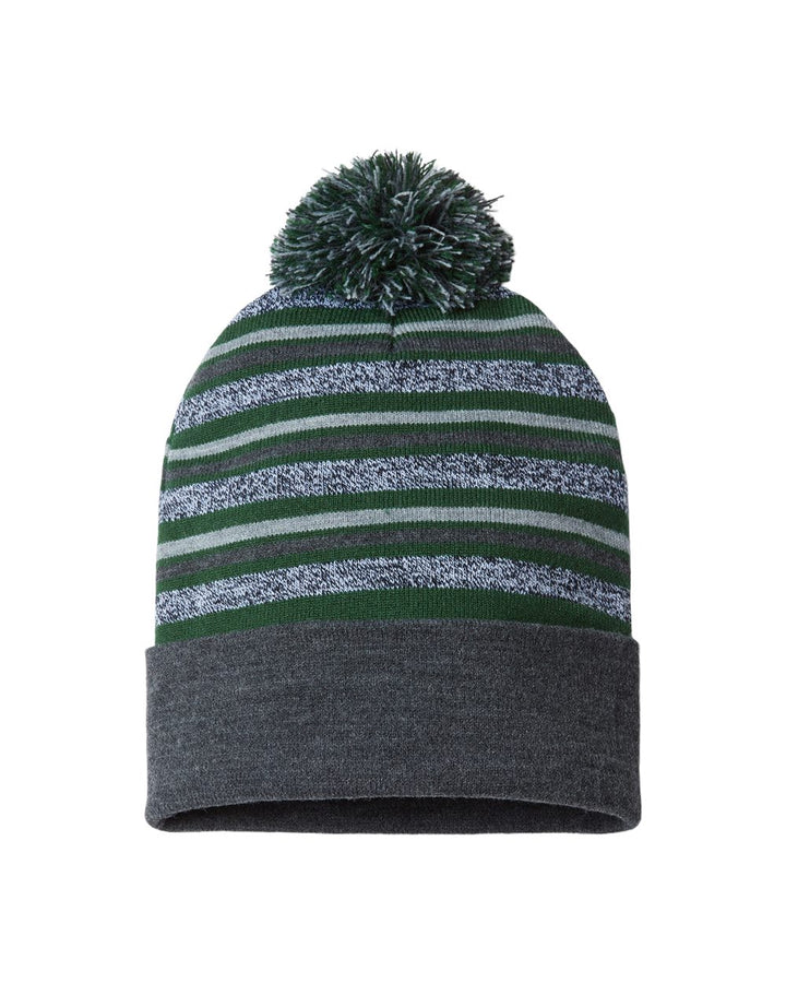 CAP AMERICA USA-Made Striped Beanie CAP AMERICA