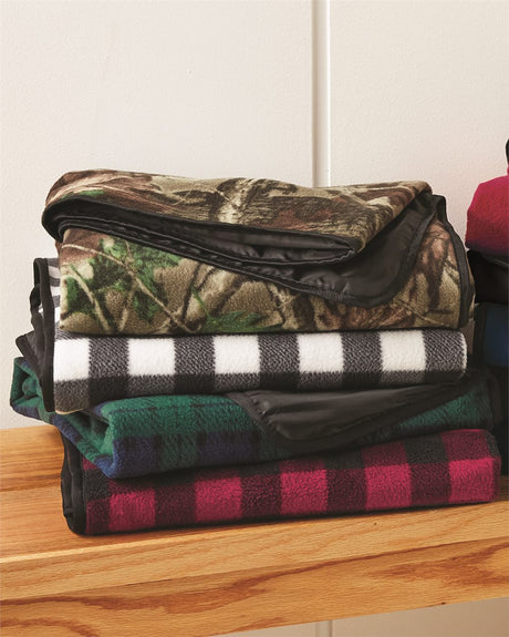 Alpine Fleece Polyester/Nylon Patterned Picnic Blanket Alpine Fleece