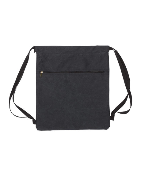 Liberty Bags Pigment-Dyed Canvas Drawstring Bag Liberty Bags