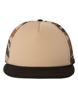Mega Cap Foam Front Flat Bill Trucker Cap Mega Cap