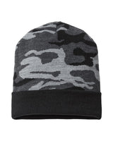 CAP AMERICA USA-Made Camo Cuffed Beanie CAP AMERICA