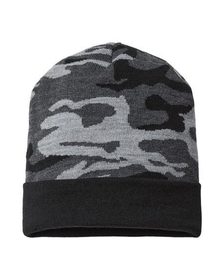 CAP AMERICA USA-Made Camo Cuffed Beanie CAP AMERICA