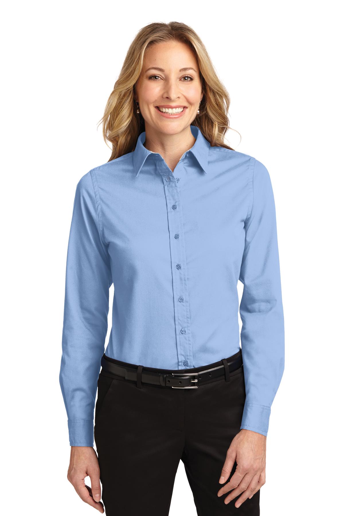 Port Authority Ladies Long Sleeve Easy Care Shirt.  L608 3 of 3