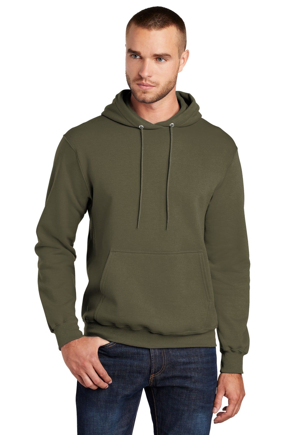 Port & Company - Men's Core Fleece Pullover Hooded Sweatshirt 4 of 4 Port & Company