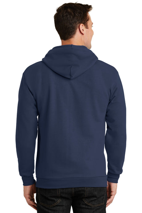 Port & Company - Men's Essential Fleece Full-Zip Hooded Sweatshirt Port & Company