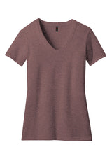 District Women's Perfect Blend V-Neck Tee. DM1190L 2 of 2 District