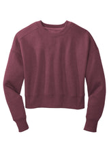District Women's Perfect Weight Fleece Cropped Crew DT1105 District