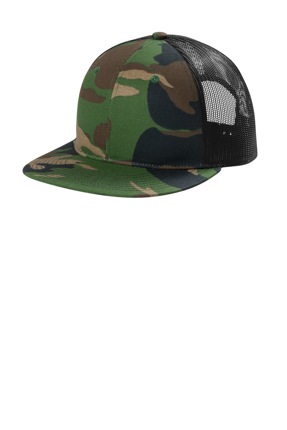 Port Authority Snapback Flat Bill Trucker Cap