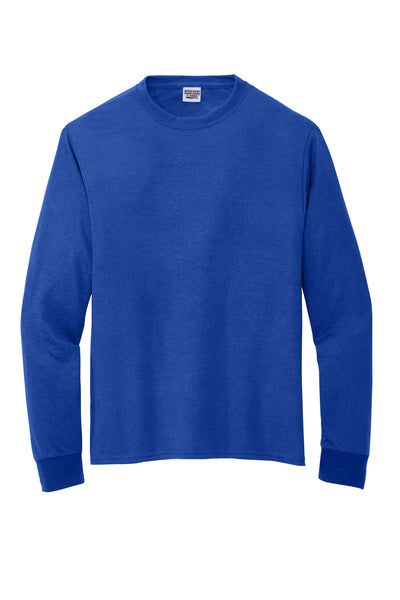 JERZEES Men's Dri-Power 100% Polyester Long Sleeve T-Shirt 21LS