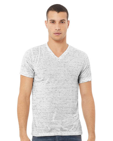 BELLA + CANVAS Unisex Textured Jersey V-Neck Tee BELLA + CANVAS
