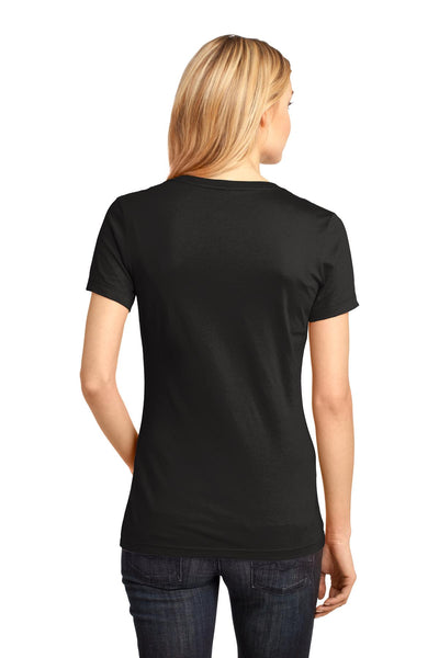 District Women's Perfect Weight V-Neck Tee. DM1170L
