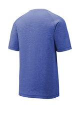 Sport-Tek Men's PosiCharge Tri-Blend Wicking Raglan Tee. ST400