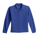Port Authority Youth Long Sleeve Silk Touch Polo.  Y500LS