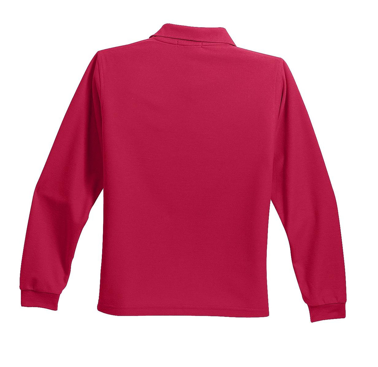 Port Authority Youth Long Sleeve Silk Touch Polo.  Y500LS