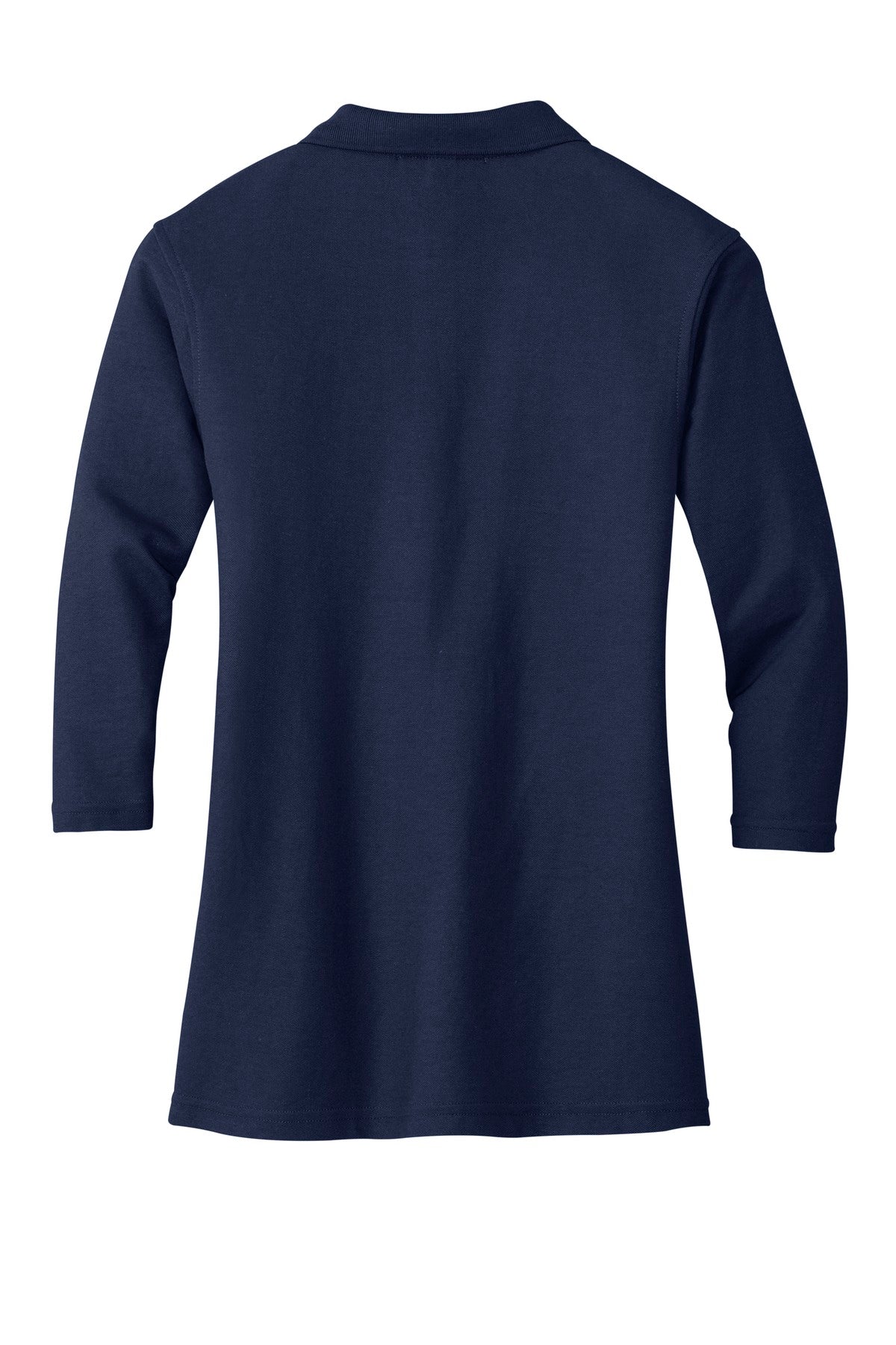 Port Authority Ladies Silk Touch 3/4-Sleeve Polo. L562